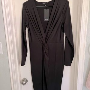 NWT Nasty Gal black maxi dress
